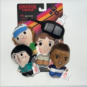 Stranger Things Plush Cat Toys - Set of 5 - Catnip